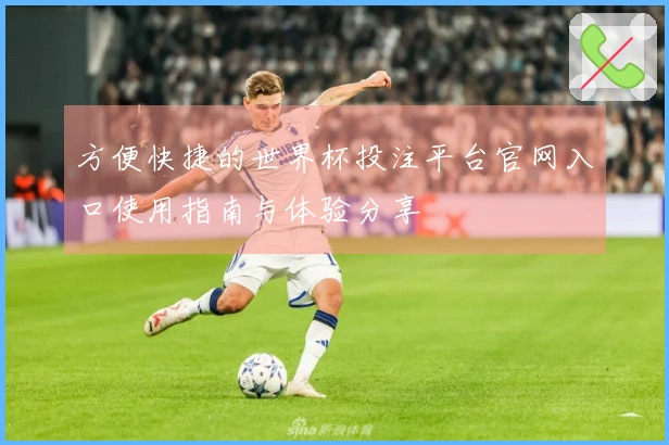 方便快捷的世界杯投注平台官网入口使用指南与体验分享