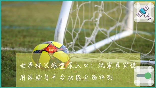世界杯买球登录入口：玩家真实使用体验与平台功能全面评测